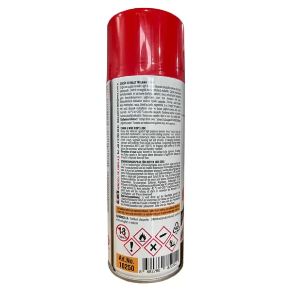 Colorium Zincir ve Tel Halat Yağlama Sprey 400 Ml