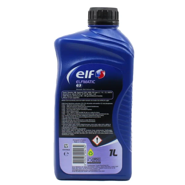 Elf Elfmatic G3 1 Lt Dexron III Otomatik Şanzıman Yağı