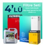Filtron Toyota Yaris 1.5 Benzin Filtre Bakım Seti Liqui Moly Special Tec AA 0W-20 4 Litre Motor Yağlı (2020-2023) 4 Lü