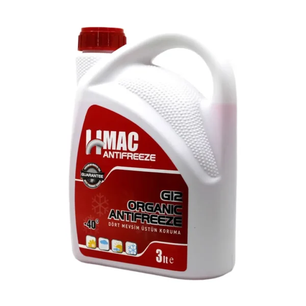 HMac Organik Kırmızı Antifriz 3 Lt -40 Derece