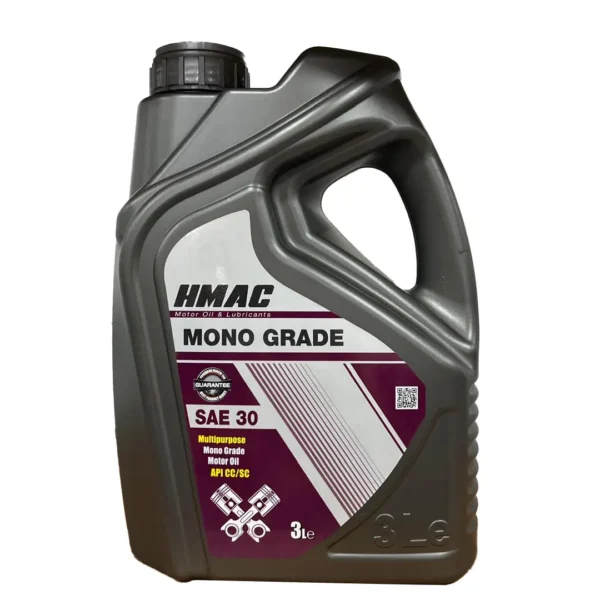 HMAC Monograde SAE 30 3 Lt Motor Yağı