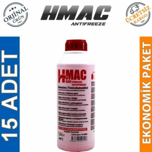 HMac Organik Kırmızı Antifriz 1,5 Lt -40 Derece (15 Adet)