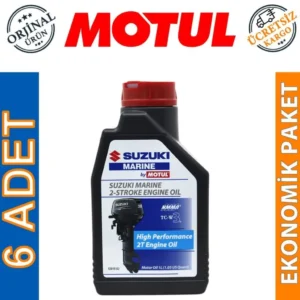 Motul Suzuki Marine 2T 1 Lt 2 Zamanlı Tekne Motor Yağı (6 Adet)