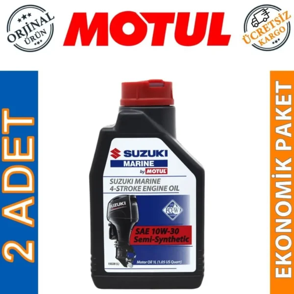 Motul Suzuki Marine 4T SAE 10W30 1 Lt Tekne Motor Yağı (2 Adet)
