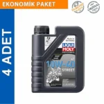 Liqui Moly 10W-40 4T Street 1 Lt Motosiklet Motor Yağı (4 Adet) (1521)