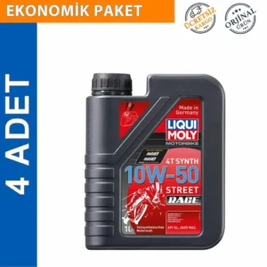 Liqui Moly 10W-50 4T Street Race 1 Lt Motosiklet Yağı (4 Adet) (1502)