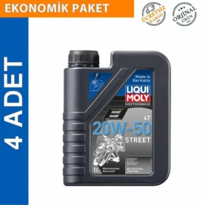 Liqui Moly 20W-50 4T Basic Street 1 Lt Motosiklet Yağı (4 Adet) (1500)