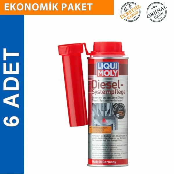 Liqui Moly Dizel Yakıt Katkısı Sistem Temizleyici 250 ML (6 Adet) (5139)