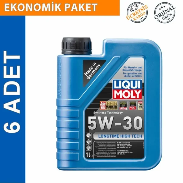 Liqui Moly Longtime High Tech 5W30 Motor Yağı 1 Lt (6 Adet) (9506)