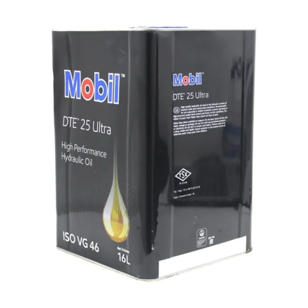 Mobil DTE 25 Ultra ISO VG 46 16 Lt Üstün Performanslı Hidrolik Yağ