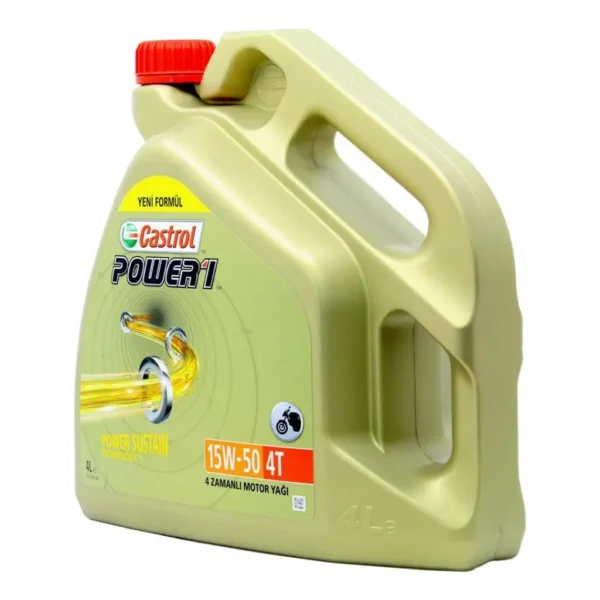 Castrol Power 1 4T 15W50 4 Lt Motosiklet Yağı (4 Adet)