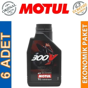 Motul 300V FL 15W50 4T 1 Lt Motosiklet Yağı (6 Adet)