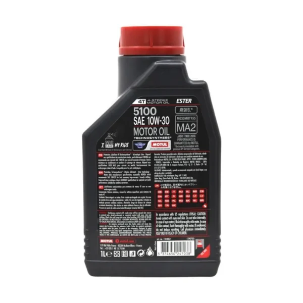 Motul 5100 10W30 4T 1 Lt Motosiklet Yağı