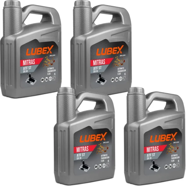 Lubex Mitras ATF ST DEXRON III 4 Lt Otomatik Şanzıman Yağı (4 Adet)
