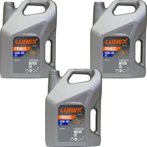 Lubex Primus EC 10W40 7 Lt Sentetik Motor Yağı (3 Adet)