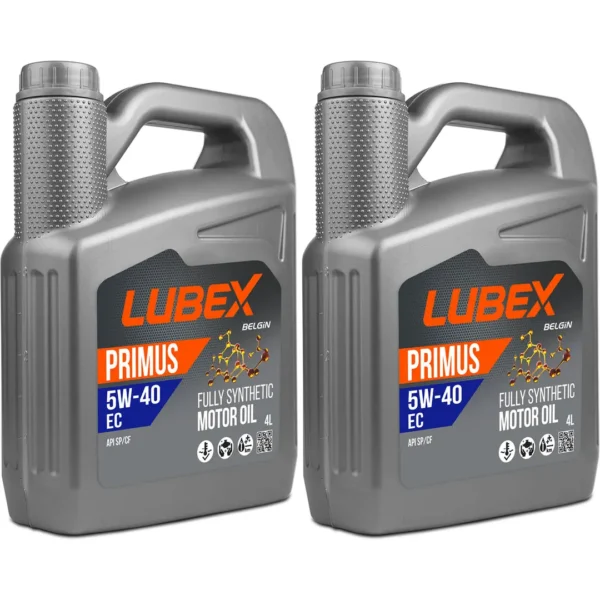 Lubex Primus EC 5W40 4 Lt Tam Sentetik Motor Yağı (2 Adet)
