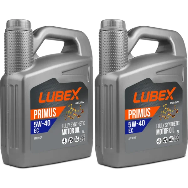 Lubex Primus EC 5W40 5 Lt Tam Sentetik Motor Yağı (2 Adet)
