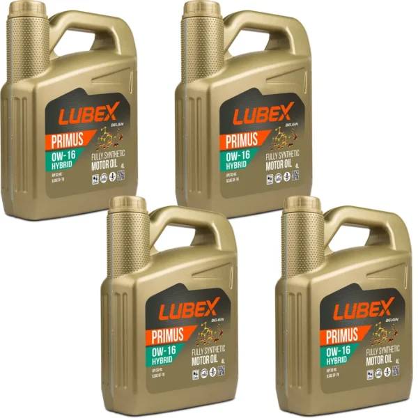 Lubex Primus Hybrid 0W16 4 Lt Motor Yağı (4 Adet)