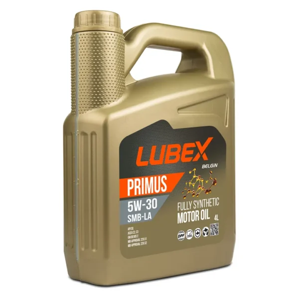 Lubex Primus SMB-LA 5W30 4 Lt Tam Sentetik Motor Yağı