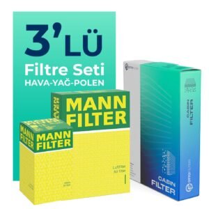 MANN Fiat Siena 1.6 Benzinli Filtre Bakım Seti (1998-2006) 3 Lü