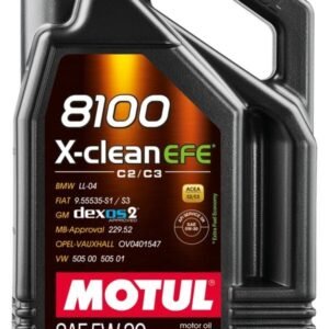 Motul 8100 X-Clean EFE 5W-30 Dexos2 Partiküllü - 4 Litre