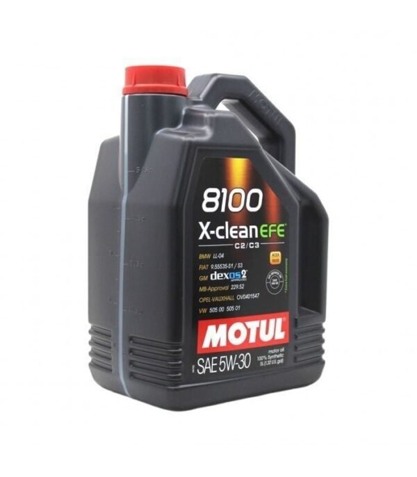 Motul 8100 X-Clean EFE 5W-30 Dexos2 Partiküllü - 5 Litre
