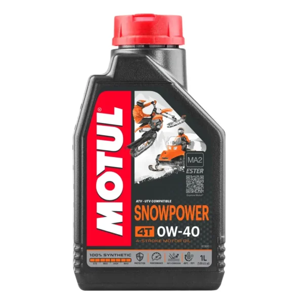 Motul Snowpower 4T 0W40 1 Lt 4 Zamanlı Kar Motosiklet Yağı