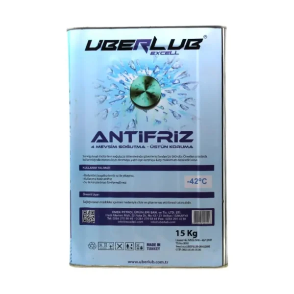 Uberlub Excell Antifriz 14 Kg Yeşil Antifiriz